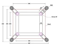 NorStone Ablage - SPIDER 26cm Für Hi-Fi (schwarz / Holz) -Pioneer DJ Geschäft a117042 637991950040578118 700x700 vcenterhcenter.jpeg