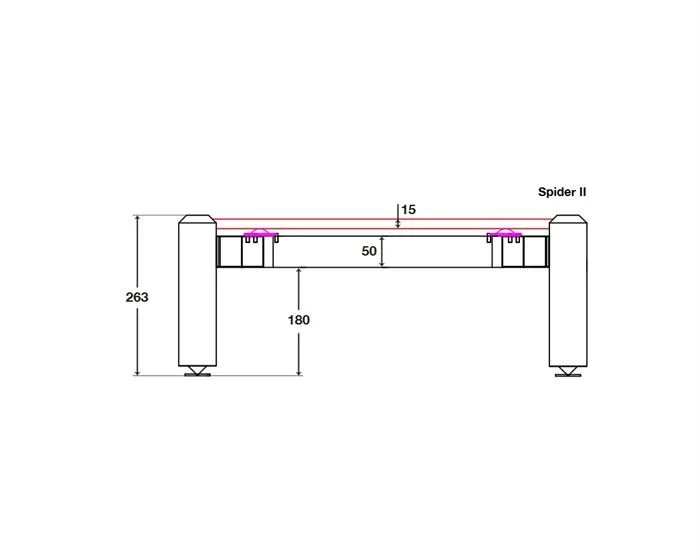 NorStone Ablage - SPIDER 26cm Für Hi-Fi (schwarz) 7 NorStone Ablage - SPIDER 26cm Für Hi-Fi (schwarz) – Bild 5