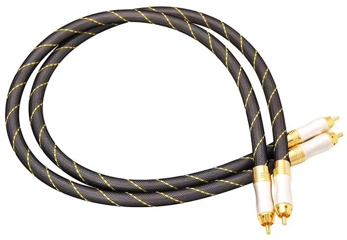 Dynavox Highend-Stereo-Cinchkabel - 2 X 0.6 M 3 Dynavox Highend-Stereo-Cinchkabel - 2 X 0.6 M