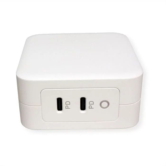 Roline USB Adapter - Mit Euro-Stecker, 2 Port 100W (weiss) 4 Roline USB Adapter - Mit Euro-Stecker, 2 Port 100W (weiss) – Bild 2