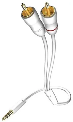 Inakustik Star Audiokabel Klinke, 3,0m - 00310003 (weiss)