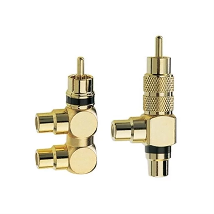Inakustik Premium Cinch Adapter Y, Set - 0080421 (gold) 3 Inakustik Premium Cinch Adapter Y, Set - 0080421 (gold)