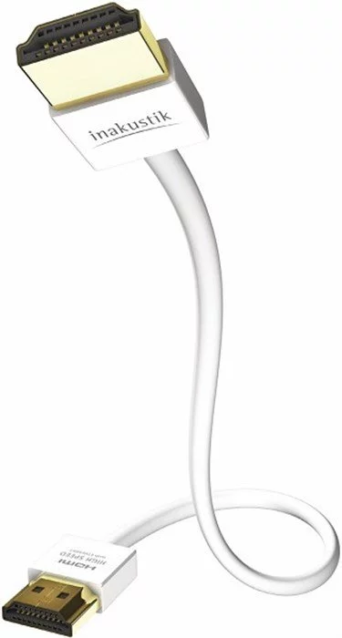 Inakustik Premium HDMI Kabel, XS, 1,5m - 004246815, 2.0 (weiss) 5 Inakustik Premium HDMI Kabel, XS, 1,5m - 004246815, 2.0 (weiss) – Bild 3