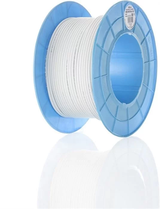 Wisi MK76 0101 - Koaxialkabel 110dB 100m, Spule (weiss) 5 Wisi MK76 0101 - Koaxialkabel 110dB 100m, Spule (weiss) – Bild 3