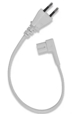 FLEXSON PLAY:1 Kabel - Short Power Cable White (weiss)