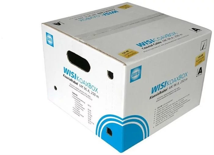 Wisi MK96AL 0252 - Koaxialkabel 120dB 250m, Kabelbox (weiss) 3 Wisi MK96AL 0252 - Koaxialkabel 120dB 250m, Kabelbox (weiss)