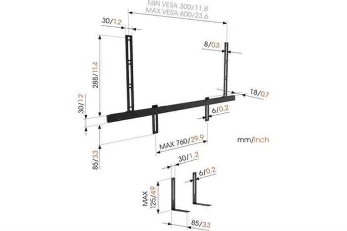 Vogels Lautsprecher-Wandhalterung - SOUND 3550 4 Vogels Lautsprecher-Wandhalterung - SOUND 3550 – Bild 3
