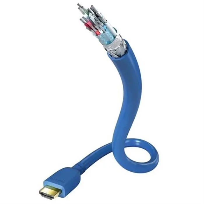 Inakustik Excellence HDMI Kabel, 0,75m - 0092420075, Profi Bulk (blau) 3 Inakustik Excellence HDMI Kabel, 0,75m - 0092420075, Profi Bulk (blau)