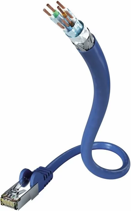 Inakustik Premium Netzwerkkabel CAT7, 1m - 00925001, Profi Bulk (blau) 4 Inakustik Premium Netzwerkkabel CAT7, 1m - 00925001, Profi Bulk (blau) – Bild 2