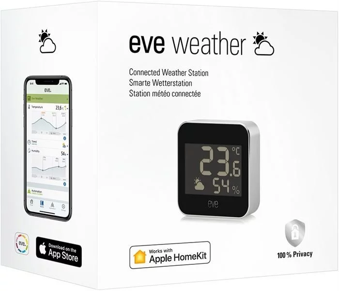 Eve Eve Weather - Wetterstation (schwarz / Silber) 9 Eve Eve Weather - Wetterstation (schwarz / Silber) – Bild 7
