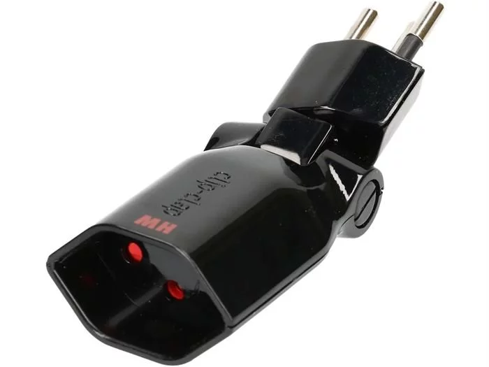 Max Hauri Clip-Clap Abzweigstecker T13 3-polig (schwarz) 4 Max Hauri Clip-Clap Abzweigstecker T13 3-polig (schwarz) – Bild 2